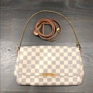 LOUIS VUITTON Damier Azur Favorite MM